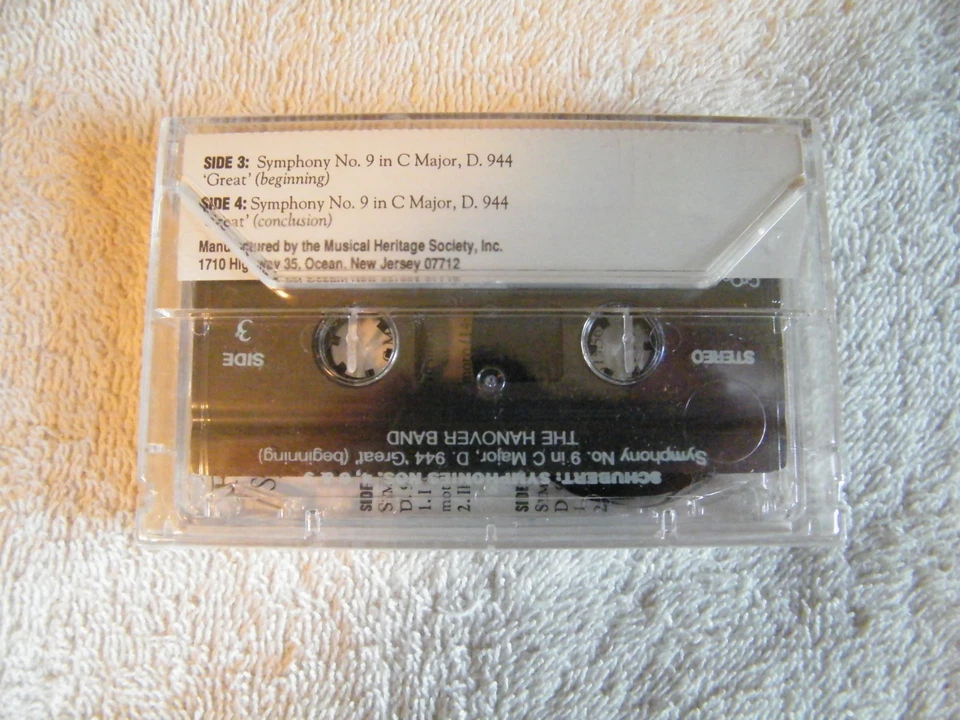 FRANZ SCHUBERT - Symphonies 4 6 & 9 - CASSETTE #2 MHS Sealed New - Classical - Image 2 of 4