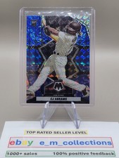 CJ ABRAMS 2022 Panini Mosaic BLUE CAMO Prizm ROOKIE Card #268 Padres MT-GEM MT