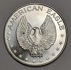 1 oz .999 Fine Silver American Eagle / Scales Bullion Round