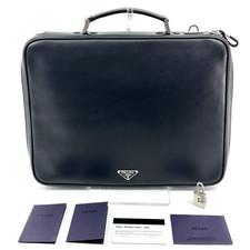 PRADA Saffiano Briefcase Document Business Ba...