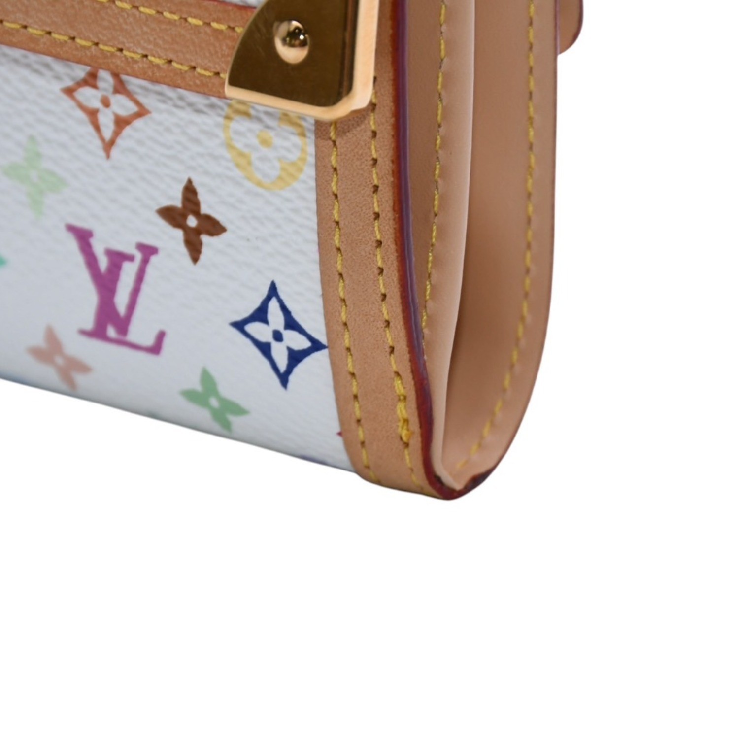 Louis Vuitton Wallet Porte Monnaie Bi Cartes Credit M92983 Monogram Multicolor W image 10