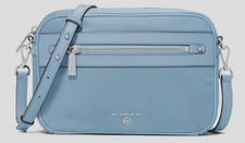 New Michael Kors Women's Jet Set Charm Large EW Nylon Crossbody Bag Chambray