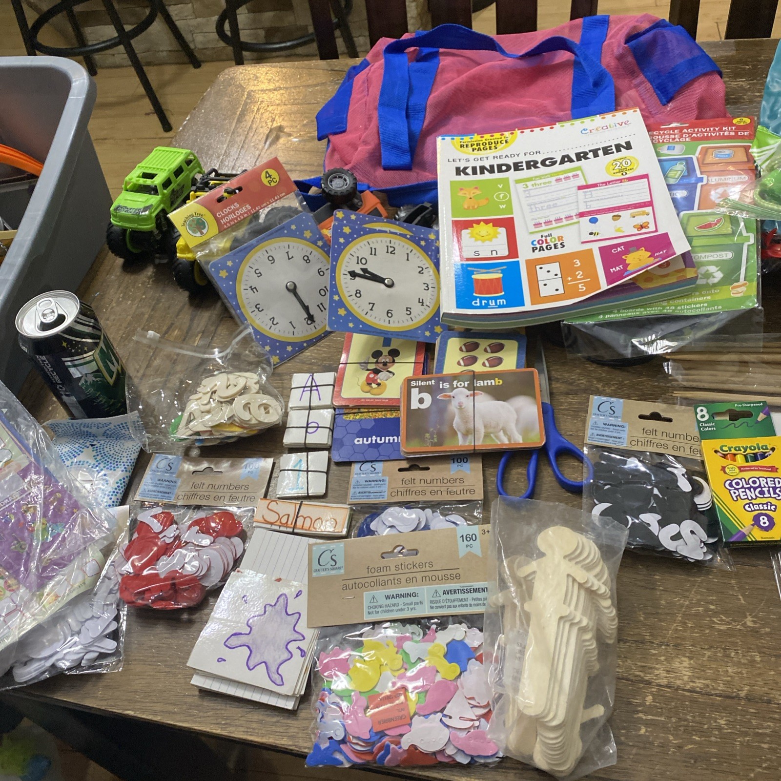 Lot Of Kindergarten And Preschool Learning Supplies