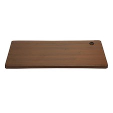 Oikiture Standing Desk Top Adjustable Electric Desk Board Computer Table Walnut — image 9