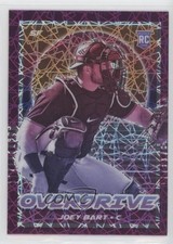 2021 Panini Chronicles Overdrive Purple Velocity Prizm Joey Bart #4 uk2