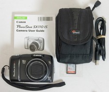 Canon PowerShot SX110 IS 9MP Digital Camera x10 Zoom  Accessories CLEAN TESTED