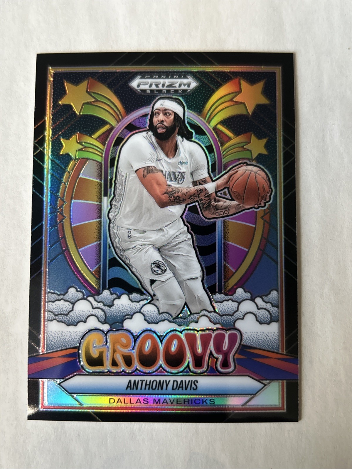 2024-25 Anthony Davis Panini Prizm Black - Groovy #9 Case Hit 💥Free Shipping