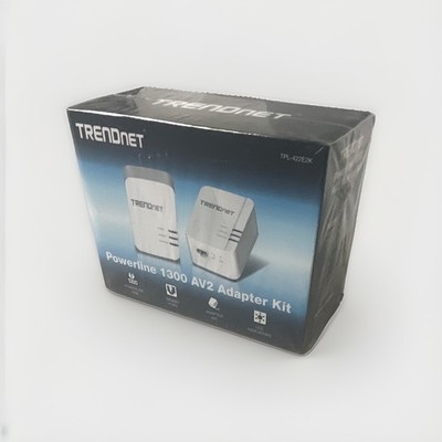 TRENDnet TPL-422E2K Powerline 1300 AV2 Adapter Kit Brand New Sealed 2-Pack