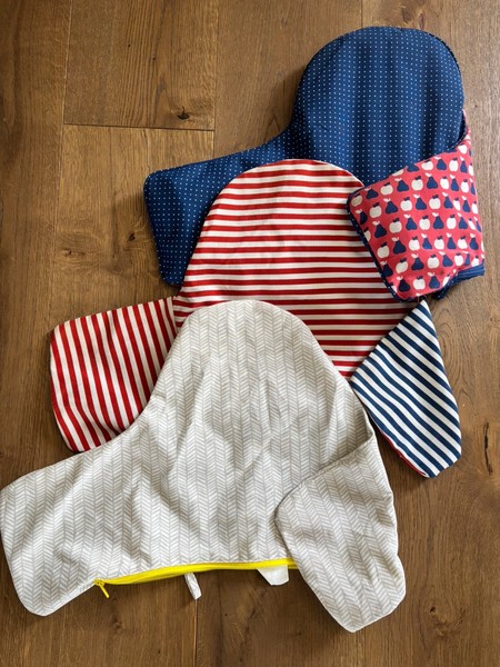 Cojín de silla alta para bebé antilop interior inflable inserto y cubierta x 3 alimentos para niños pequeños