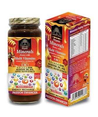 29# Minerals Honey With Multi Vitamins Powerful Extracts 5 in 1 By E.S.P