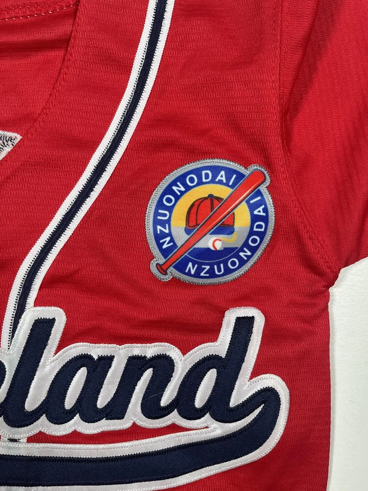 Cleveland Guardians Baseball Jersey Youth Small Red MLB Josh Naylor 22 Button - Image 4 of 4