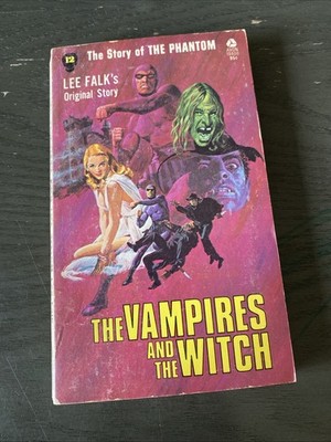 The Story Of The Phantom Vampires And The Witch ~ Lee Falk First Print 1974 Avon