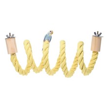 Bird Rope Perch Swing Bird Stand Rope Perch 55 Inch Yellow