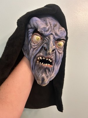 Vtg Blue Warlock Be Something Studios Mask 1980 Made in USA Halloween RARE READ