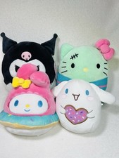 Sanrio Hello Kitty Squishmallow Lot Cinnamoroll HK My Melody Kuromi Plushes