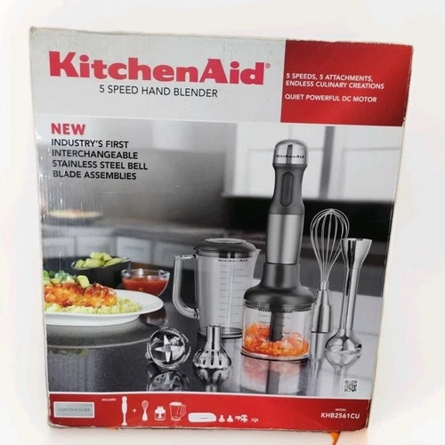 KitchenAid Immersion Hand Blender 5-Speed KHB2561 Complete New In Box 