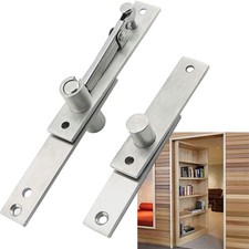 2x Heavy Duty 360?? Rotating Hidden Bookcase Hinges Secret Door Pivot Hinges Set