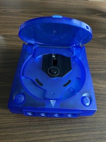 clear blue HDMI MOD Sega Dreamcast Launch Edition Console 