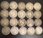 Barber Quarters with Full Dates 90% Silver $5 Face Lot of 20