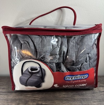 Peg-Perego Primo Viaggio Thermore Baby Car Seat Igloo Cover Gray- Open Box- EUC