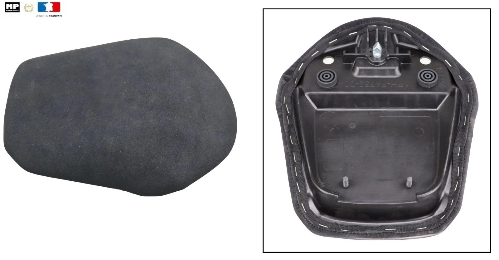 Selle passager noire pour scooter MBK Nitro de 2013 à 2017
