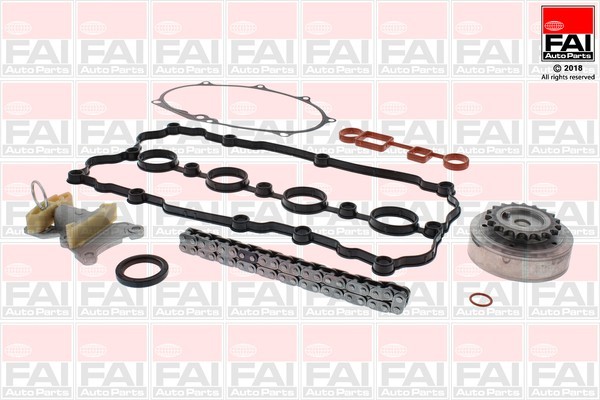 VW EOS JETTA PASSAT TOURAN 2.0 FSI PETROL ENGINE TIMING CHAIN KIT BLR