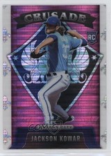 2022 Panini Chronicles Crusade Pink Pulsar Prizm Jackson Kowar #12 0t2