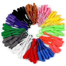 120 Pcs Zipper Pull Replacement, Strong Cord Fixer Zippers Pulls Zipper Pull Tab