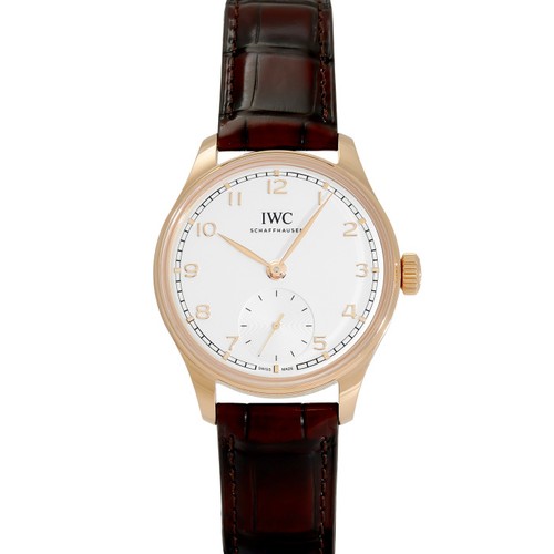 IWC Portugieser IW358404 RedGold 40.4mm Silver Dial Automatic ...