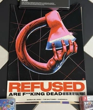 OFFICIAL REFUSED Poster Chicago IL 2025 Embossed LIMITED OUT OF PRINT OOP!!