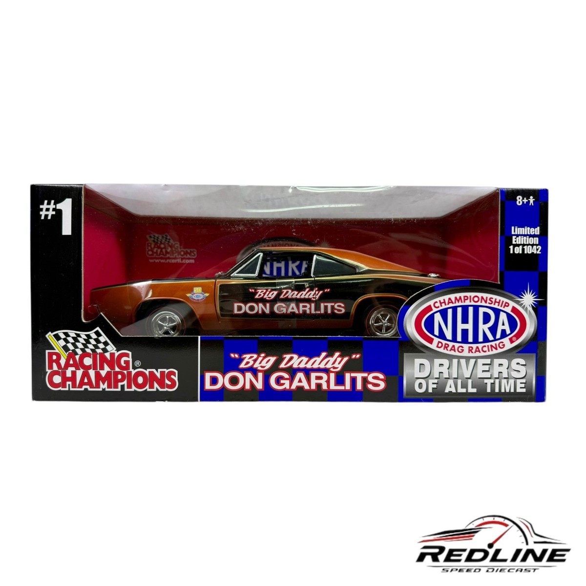 🏁Racing Champion NHRA DRAG RACING 1969 Dodge Charger 500 Don