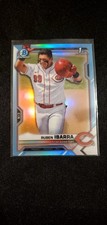 2021 Bowman Draft - Chrome Ruben Ibarra #BDC-189 Sky Blue Refractor (RC) Y