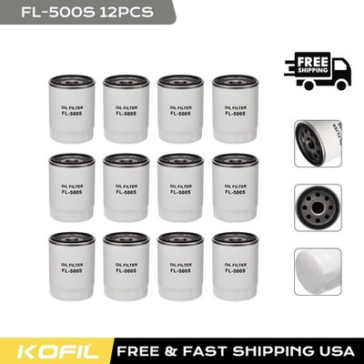 12Pack FL-500S For Motorcraft FL 500S B12 Oil Filter FL500S