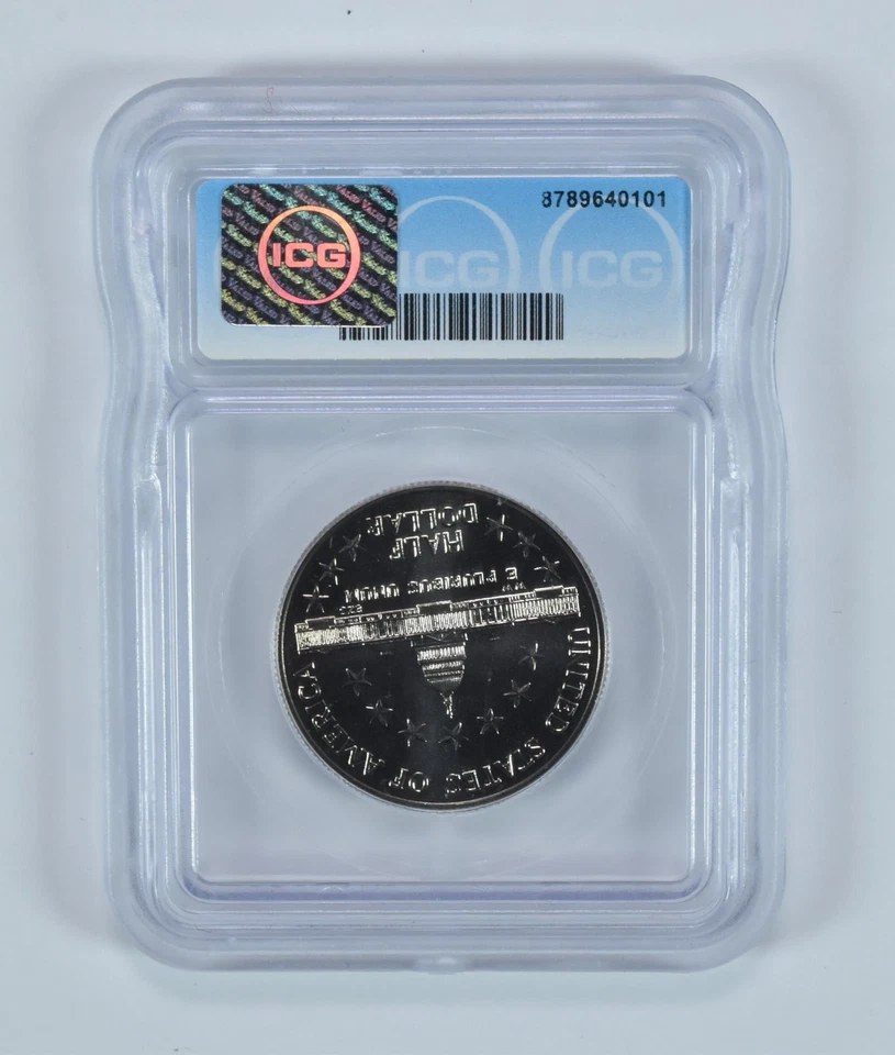 1989-D Congress Commemorative Half Dollar MS70 ICG *8318 - Image 2 of 4