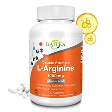 Daitea L-Arginine, Super Nitric Oxide and Circulation Booster, Endurance