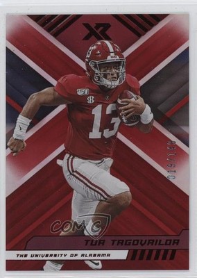 2023 Panini Chronicles Draft Picks Xr Red 19/149 Tua Tagovailoa #7 16wc
