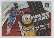 2021-22 Panini Donruss Optic Express Lane Red Wave Prizm James Harden #13 0m0g