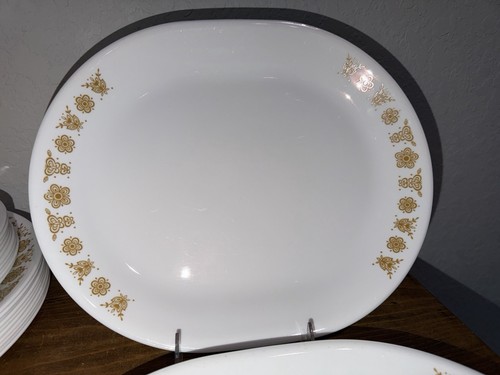 Vintage Schmetterling Gold Corelle Lot Teller Tassen Salz/Pfeffer Teller Schüsseln 58 Teile - Bild 9 von 19