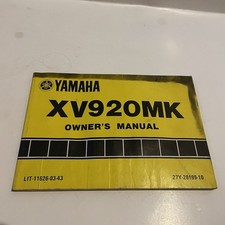 Yamaha XV920MK Owners Manual LIT-11626-03-43 Genuine