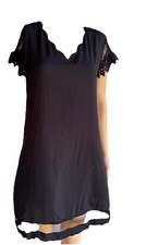 NWT Unbranded Polyester Little Black Party Dress Lace Size Small