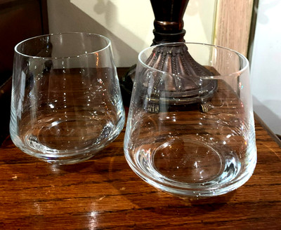 SCHOTT ZWIESEL 2ea Pure Whiskey Glasses 13oz Stackable. Could Be used for Wine