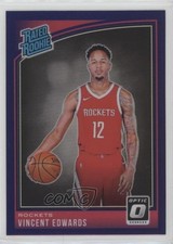 2018-19 Panini Donruss Optic Rated Rookie Purple Prizm Vincent Edwards #165 m6v
