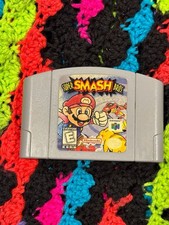 Super Smash Bros. Nintendo 64 N64 Game tested and working genuine.