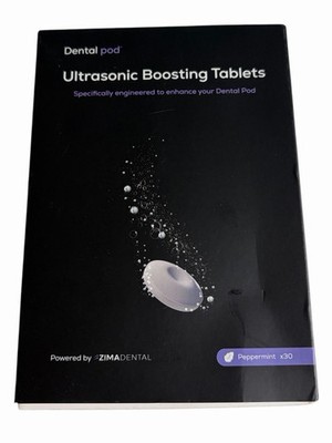 NEW Zima Dental Pod Ultrasonic Sterilizing 30 Tablets Peppermint EXP 06/10/2027