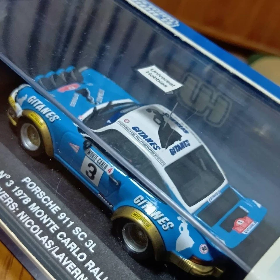 Modellino auto Universal Hobbies 1/43 Porsche 911 SC 3L Rally pressofuso da c... - Immagine 2 di 4