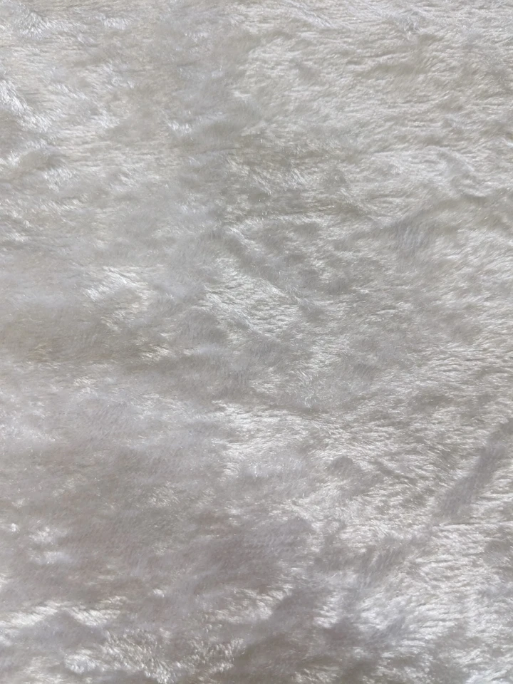 1 jarda branca - tecido de veludo esmagado 60" largura largura elástica largura sábio - Imagem 2 de 3