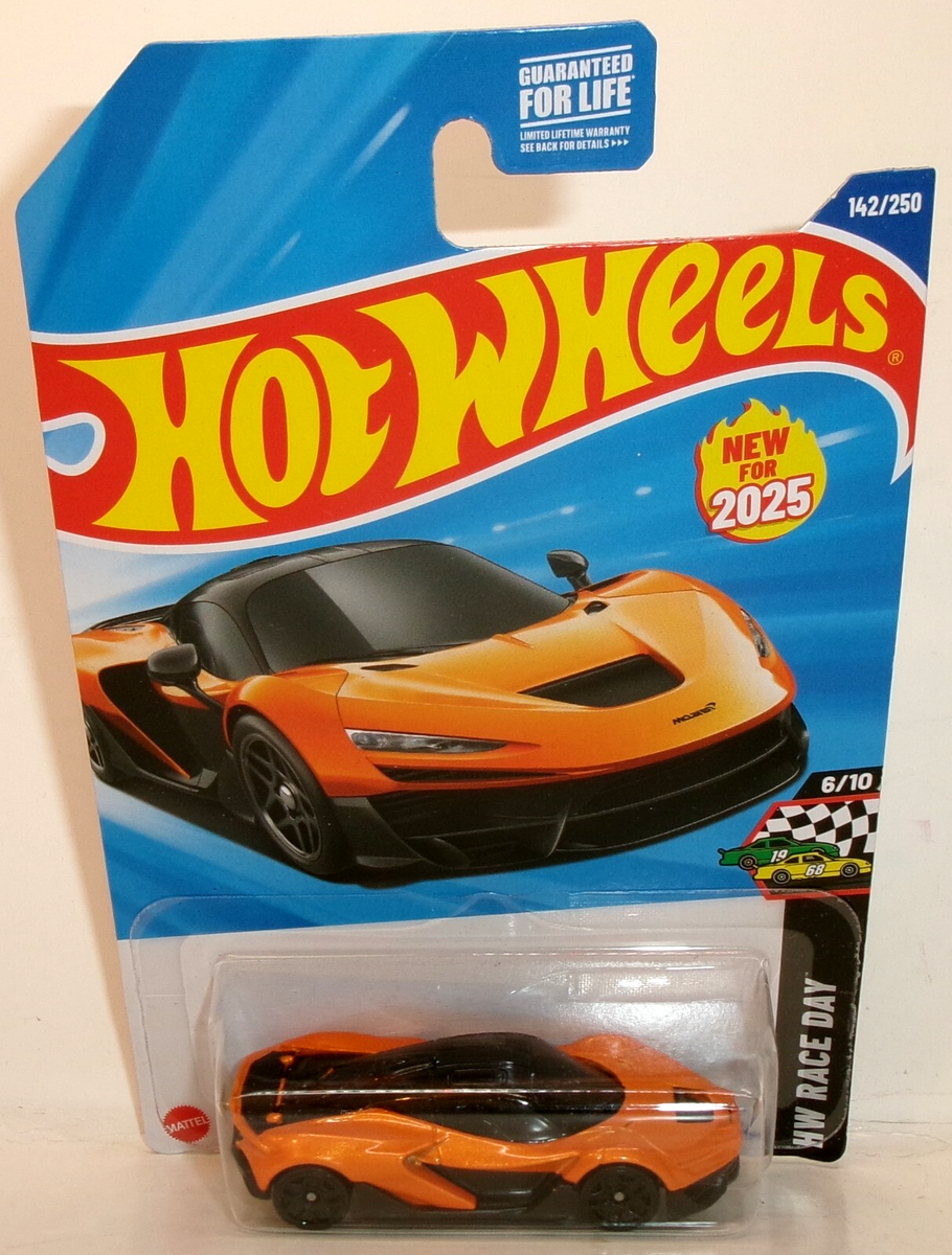2025 HOT WHEELS 1:64 HW RACE DAY 6/10 ORANGE MCLAREN W1 | eBay