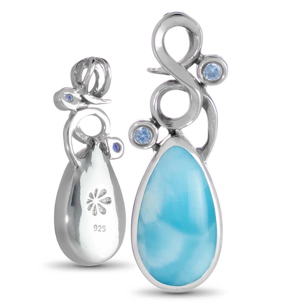 MarahLago Lyric Larimar Sterling Silver Blue Spinel 21