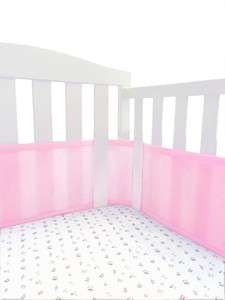 mesh mini crib bumper