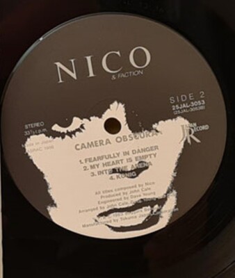 【PROMO】NICO + THE FACTIONCAMERA OBSCURA NICO + THE FACTION Camera Obscura RSD 4/23 2022 LP sealed